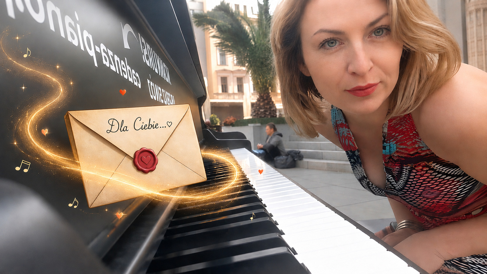 Pianino i list z Polski